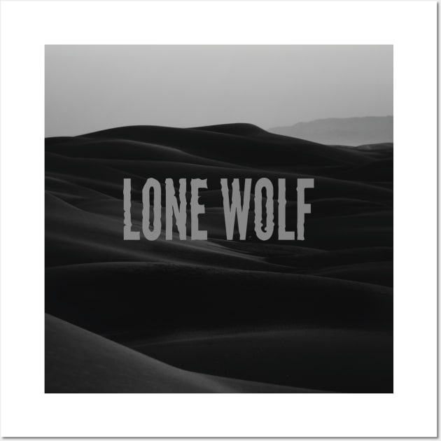 Lone wolf Wall Art by TheBlackSheep